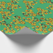 Papier Cadeau Fleurs jaunes (Coin)