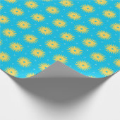 Papier Cadeau Fleurs jaunes (Coin)
