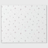 Papier Cadeau Fleurs Lilac (Plat)