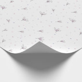 Papier Cadeau Fleurs Lilac (Coin)