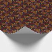 Papier Cadeau Fleurs peintes à l'huile (Coin)