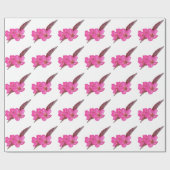 Papier Cadeau Fleurs printanières (Plat)