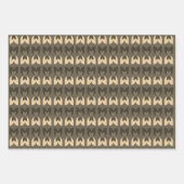 Papier Cadeau Fleurs Rétro Tulipe Automne (Devant 3)