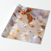 Papier Cadeau Fleurs Sakura Spectaculaires. Saison Hanami (Déroulé)