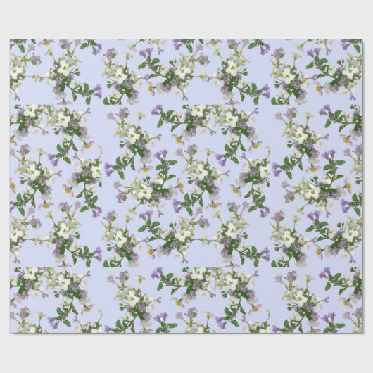 Papier Cadeau Fleurs sauvages (Plat)