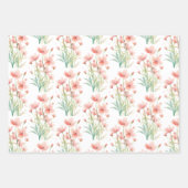 Papier cadeau Fleurs sauvages d'été (Devant)