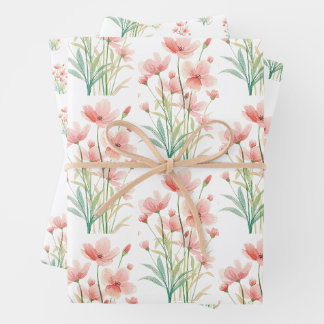 Papier cadeau Fleurs sauvages d'été