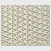 Papier Cadeau Fleurs sauvages floraux d'été (Plat)