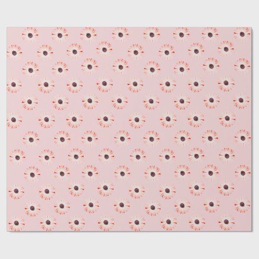 Papier Cadeau Fleurs sauvages Montana En Papier À Enveloppement (Plat)