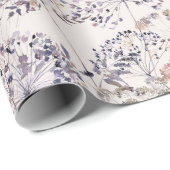 Papier Cadeau Fleurs sauvages Papier à enveloppement Arrière - p (Coin rond)