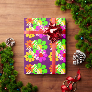 Papier Cadeau Fleurs super