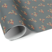 Papier Cadeau Fleurs Terroirs (Coin rond)