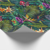 Papier Cadeau Fleurs tropicales (Coin)