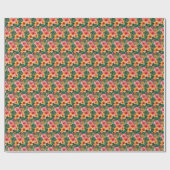 Papier Cadeau Fleurs tropicales (Plat)