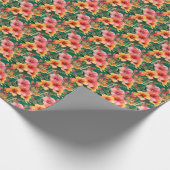 Papier Cadeau Fleurs tropicales (Coin)