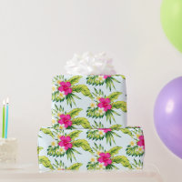 Fleurs tropicales colorées Vibe Bouquet Motif