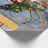 Papier Cadeau Fleurs Vase Bleues, Paul Cezanne (Coin)