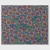 Papier Cadeau Fleurs vintages (Plat)