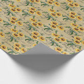 Papier Cadeau Fleurs vintages (Coin)