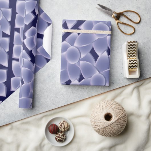 Papier Cadeau Fleurs violettes (Artisanat)