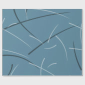Papier Cadeau Flexible Monochrome Jouer Scribbles Simple (Plat)