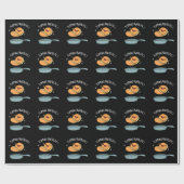 Papier Cadeau Fliastic Funny Pancake Pun Dark BG (Plat)