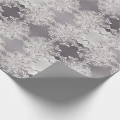 Papier Cadeau flocon d'argent (Coin)