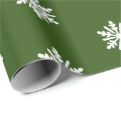 Papier Cadeau Flocon de neige (Coin rond)