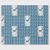 Papier Cadeau Flocon de neige (Plat)