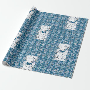 Papier Cadeau Flocon de neige