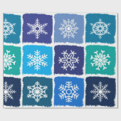 Papier Cadeau Flocon de neige (Plat)