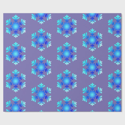 Papier Cadeau Flocon de neige (Plat)