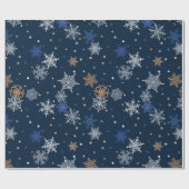 Papier Cadeau Flocon de neige (Plat)