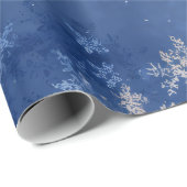 Papier Cadeau Flocon de neige (Coin rond)