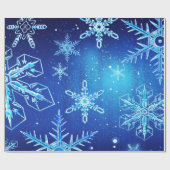 Papier Cadeau Flocon de neige (Plat)