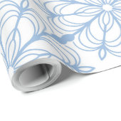 Papier Cadeau Flocon de neige (Coin rond)
