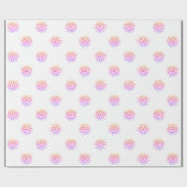 Papier Cadeau Flocon de neige arc-en-ciel (Plat)