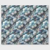 Papier Cadeau Flocon de neige en coton (Plat)