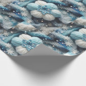 Papier Cadeau Flocon de neige en coton (Coin)