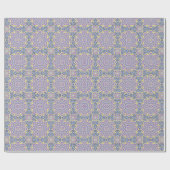 Papier Cadeau Flocon de neige ornemental (Plat)