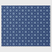 Papier Cadeau Flocons Classiques (Plat)