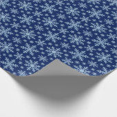 Papier Cadeau Flocons Classiques (Coin)