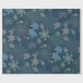 Papier Cadeau Flocons de neige (Plat)