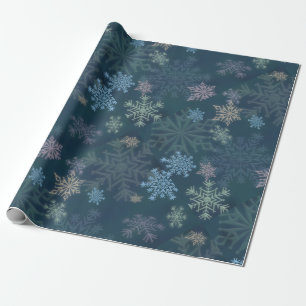 Papier Cadeau Flocons de neige