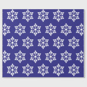 Papier Cadeau Flocons de neige d'USB (Plat)
