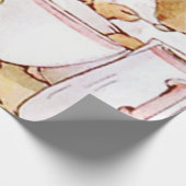 Papier Cadeau Flopsy Et Cottontail Beatrix Potter (Coin)