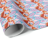 Papier Cadeau Floraison (Coin rond)
