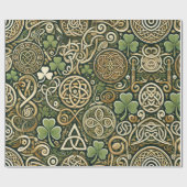 Papier Cadeau Floraison Celtique (Plat)