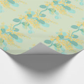 Papier Cadeau Floraison de la Bataille d'argent australienne (Coin)