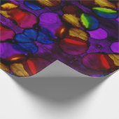 Papier Cadeau Floraison électrique (Coin)